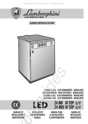 Lamborghini Caloreclima 24 MB W TOP U/IT Installation And Maintenance Manual