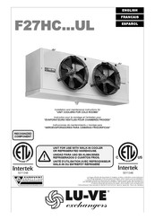 LU-VE F27HC49E4 Installation And Maintenance Instructions Manual