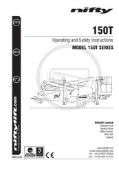 Nifty Niftylift 150T Series Operating And Safety Instructions Manual