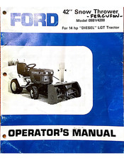 Ford 09BV4200 Operator's Manual