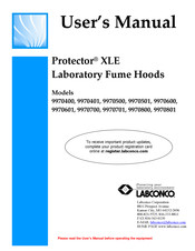 Labconco Protector XLE 9970800 User Manual