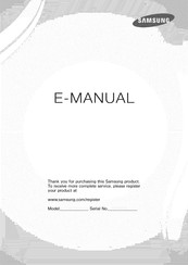 Samsung UN65F9000AFXZA-TD01 E-Manual