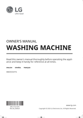 LG WM3555HWA/00 Owner's Manual