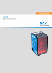 SICK D 35 Series Operating Instructions Manual