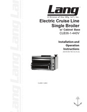 Star Lang CLB36C-2 Installation And Operation Instruction Manual