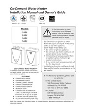 Lochinvar 140H Installation Manual And Owner's Manual