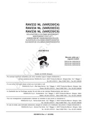 rav RAV232 NL Manual