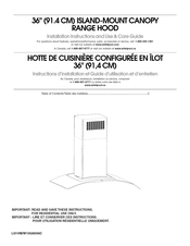 Whirlpool UXI6536BS0 Installation Instructions And Use & Care Manual