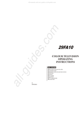 Haier 29FA10 Operating Instructions Manual