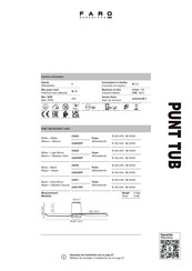 Faro Barcelona PUNT TUB Manual