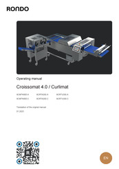 Rondo Croissomat 4.0 Operating Manual
