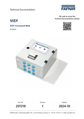 fafnir VISY-Command 16 Web Technical Documentation Manual