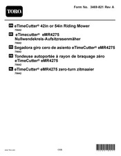 Toro eTimeCutter eMR4275 Operator's Manual