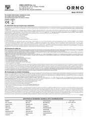 Orno OR-CR-227 Manual