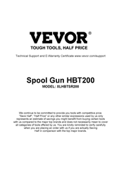 VEVOR HBT200 Operation Manual