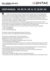 ENTAC EHL-ZOOM-5W-ALU User Manual