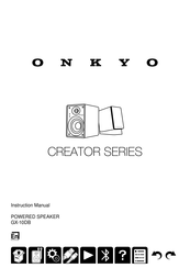 Onkyo CREATOR GX-10DB Instruction Manual