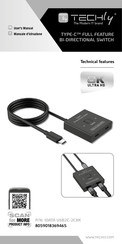 Techly IDATA USB2C-2C8K User Manual