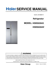 Haier HSBS628AW Service Manual