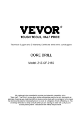 Vevor Z1Z-CF-9150 Manual