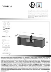 Forte CDGT131 Assembling Instruction