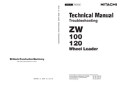 Hitachi ZW 100 Technical Manual