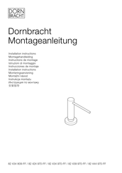 Dornbracht 82 434 809 Series Installation Instructions Manual