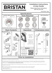 Bristan CAS KIT03 C (D2) Installation Instructions & User Manual