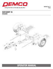 Demco KAR KADDY SS Operator's Manual