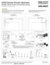 Assa Abloy NORTON RIXTON 4500 Series Installation Instructions Manual