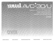 Yamaha AVC-30U Owner's Manual