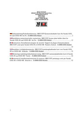 BRUUDT S-4006-GSX-8skurz Installation Instructions Manual