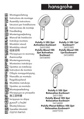 Hans Grohe Pulsify Select S 24261670 Assembly Instructions Manual
