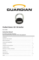 Guardian Fall Protection CB-1-W Instruction Manual