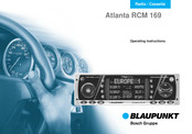 Bosch Blaupunkt Atlanta RCM 169 Operating Instructions Manual