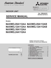 Mitsubishi Electric American Standard NAXSEL A112AA Series Service Manual
