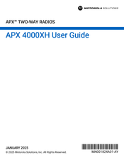 Motorola solutions APX 4000XH User Manual