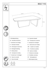 byLIVING BOLT 115 Assembly Instructions Manual