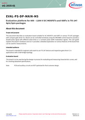 Infineon EVAL-PS-DP-MAIN-M5 Manual
