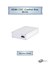 Converters.TV 842 Operation Manual