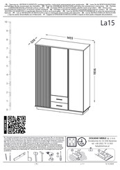 Dolmar meble La15 Assembling Instructions
