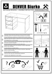 Denver Biurko Assembly Instructions Manual