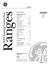 GE JBP74 Owner's Manual