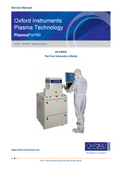 Oxford Instruments PlasmaPro 80 Service Manual