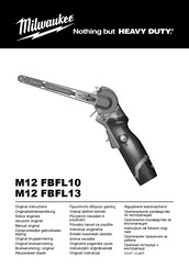 Milwaukee M12 FBFL13 Original Instructions Manual