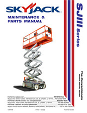 Skyjack 3220M Maintenance & Parts Manual