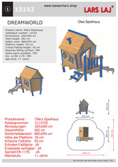 LARS LAJ DREAMWORLD Olle's Playhouse Installation Manual