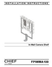 LEGRAND CHIEF FPIWMA100 Installation Instructions Manual