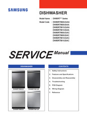 Samsung DW80R7061US/AC Service Manual