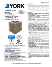 York YFD24B21 Technical Manual